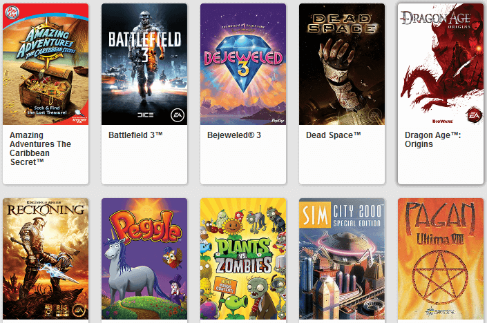 The latest Free Games on Origin On the House
