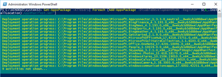 Uninstall Default Windows 10 Apps with Powershell 07