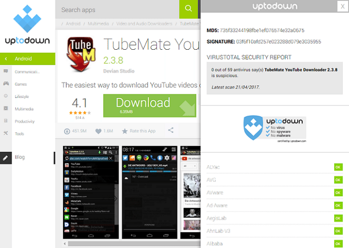 instal the last version for android TubeMate Downloader 5.12.2