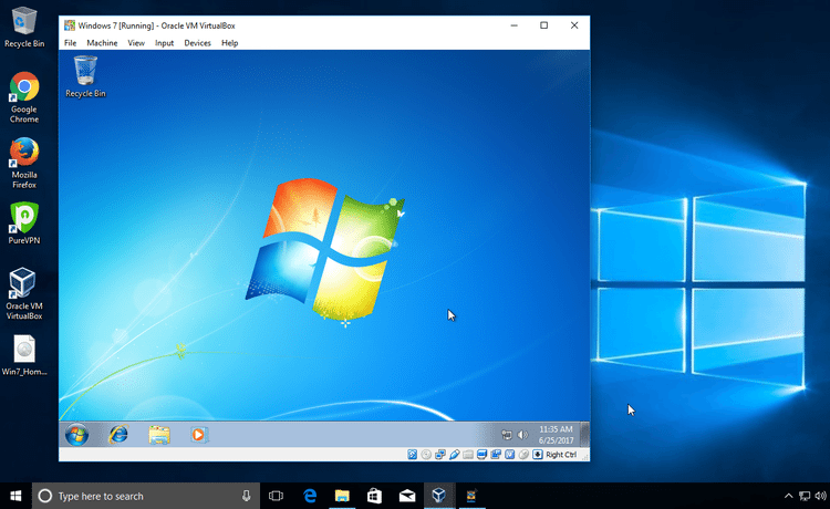 windows vm on linux