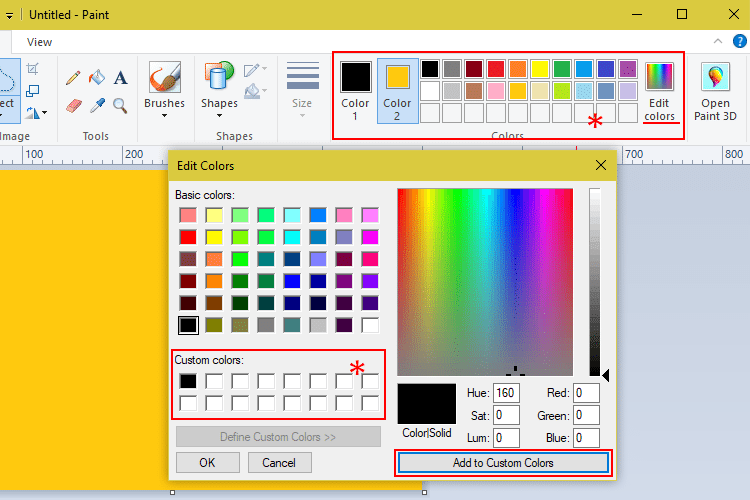 how to layer an image in ms paint