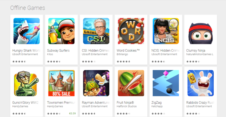 Apps Android no Google Play: Fun offline games no wifi or internet